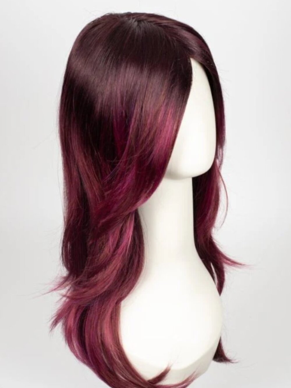 Noriko Angelica Large | Synthetic Plum Wig (Basic Cap)